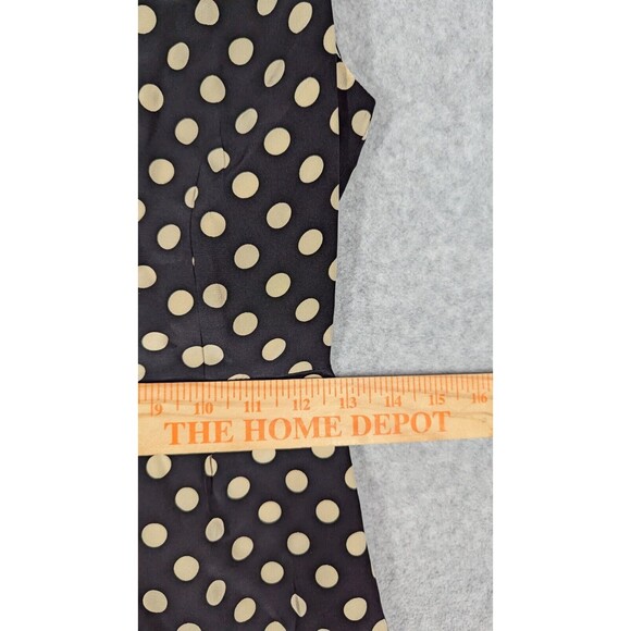 Kate Spade Women Dress Size 00 Hailee Silk Sleeveless Shift Pleated Polka Dot - Picture 10 of 12